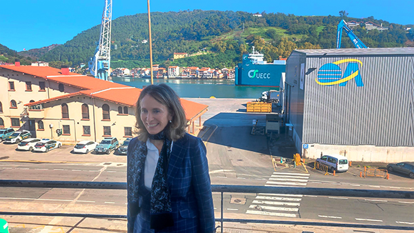 Izaskun Goñi, presidenta de la Autoridad Portuaria de Pasaia.