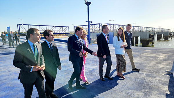 Inauguración de las nuevas instalaciones en el Puerto de Huelva.