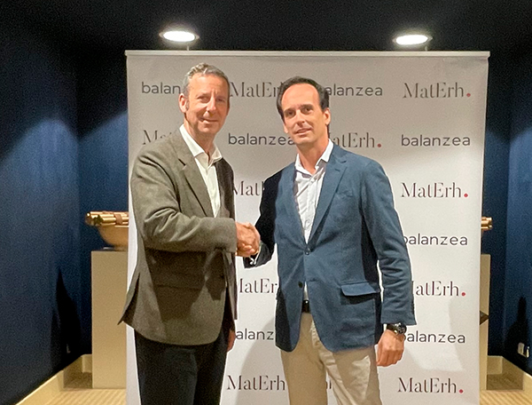Ramón Quiroga, director de Balanzea, con José María Erhardt, CEO de MatErh.