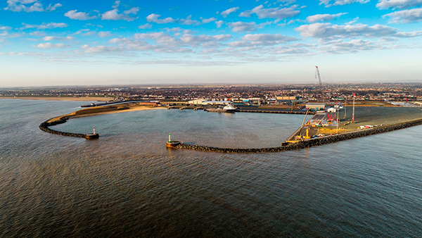 Imagen del puerto británico de 