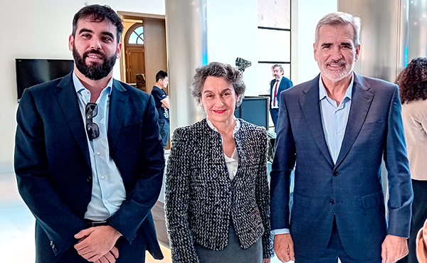 Guillermo Utor, Mar Chao y Adolfo Utor.