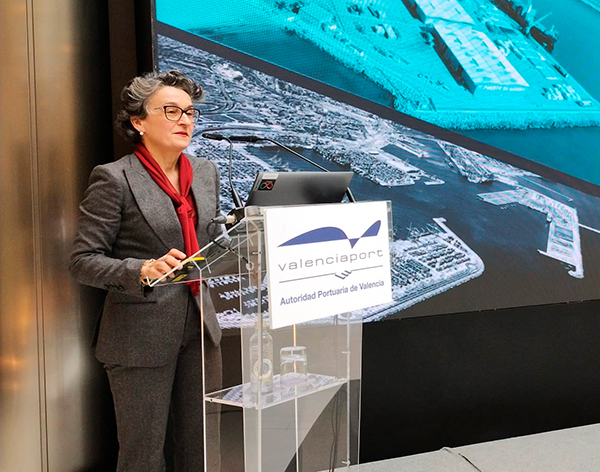 Mar Chao presentó el Plan de Cero Emisiones del Puerto de Valencia.