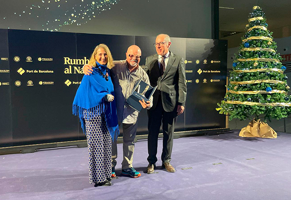 Núria Buguera (directora de Relaciones Institucionales), Juanjo Martínez, y José Alberto Carbonell.