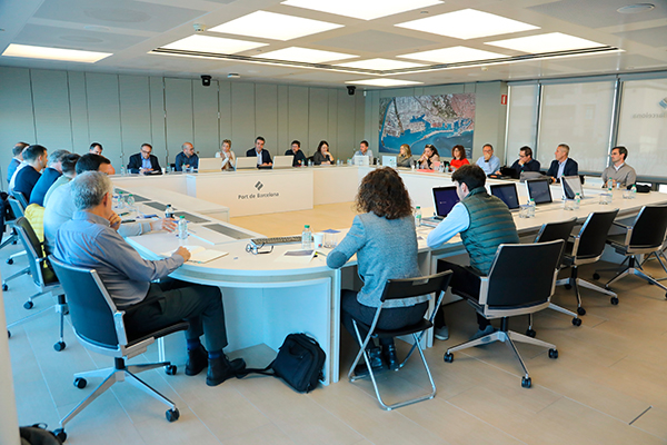 Reunión del grupo de trabajo ferroportuario.
