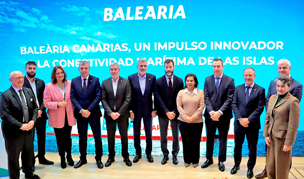 Presentación de la nueva filial de Baleària en el marco de la feria Fitur.