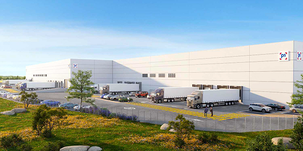 Imagen de la plataorma logística de P3 en Zigoitia en la que se asentará Transnatur.