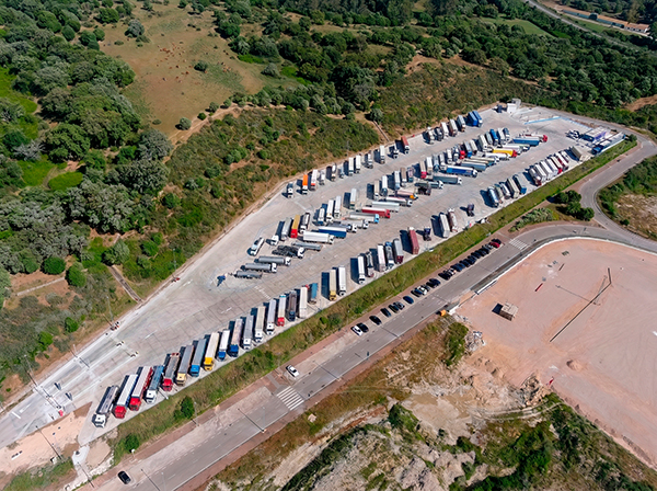 Toma aérea de Calsina Carré Services Algeciras.